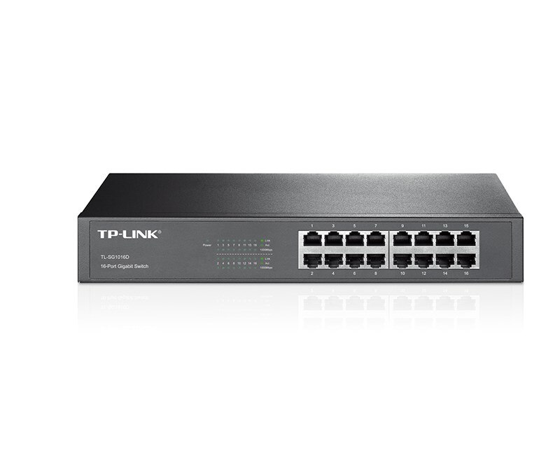 Tp Link Tl Sg1016D 16 Port 10/100/1000 Switch*